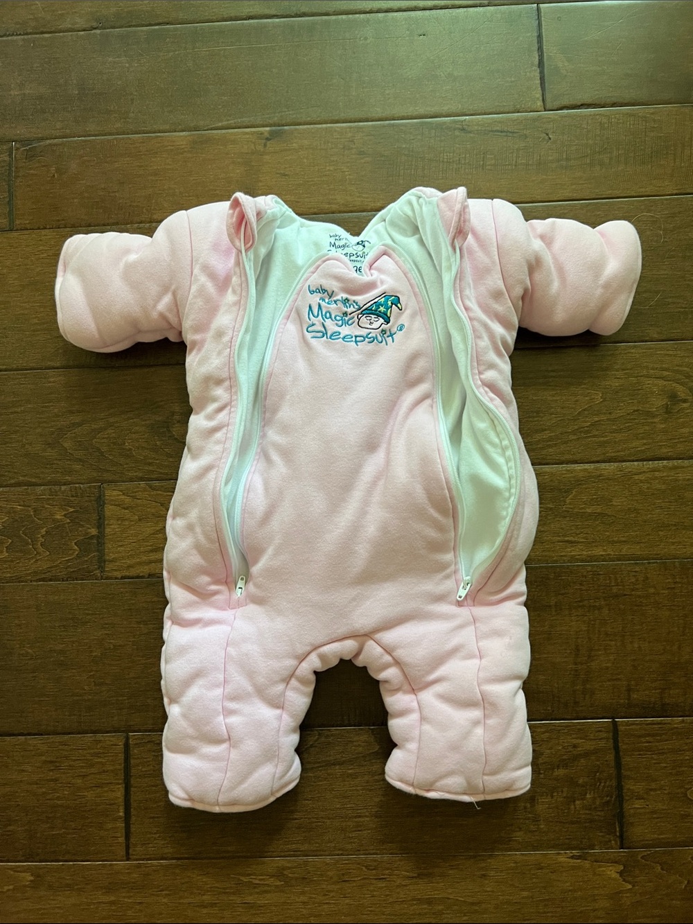 Baby Magic Sleepsuit Pink Padded Sleep Sack